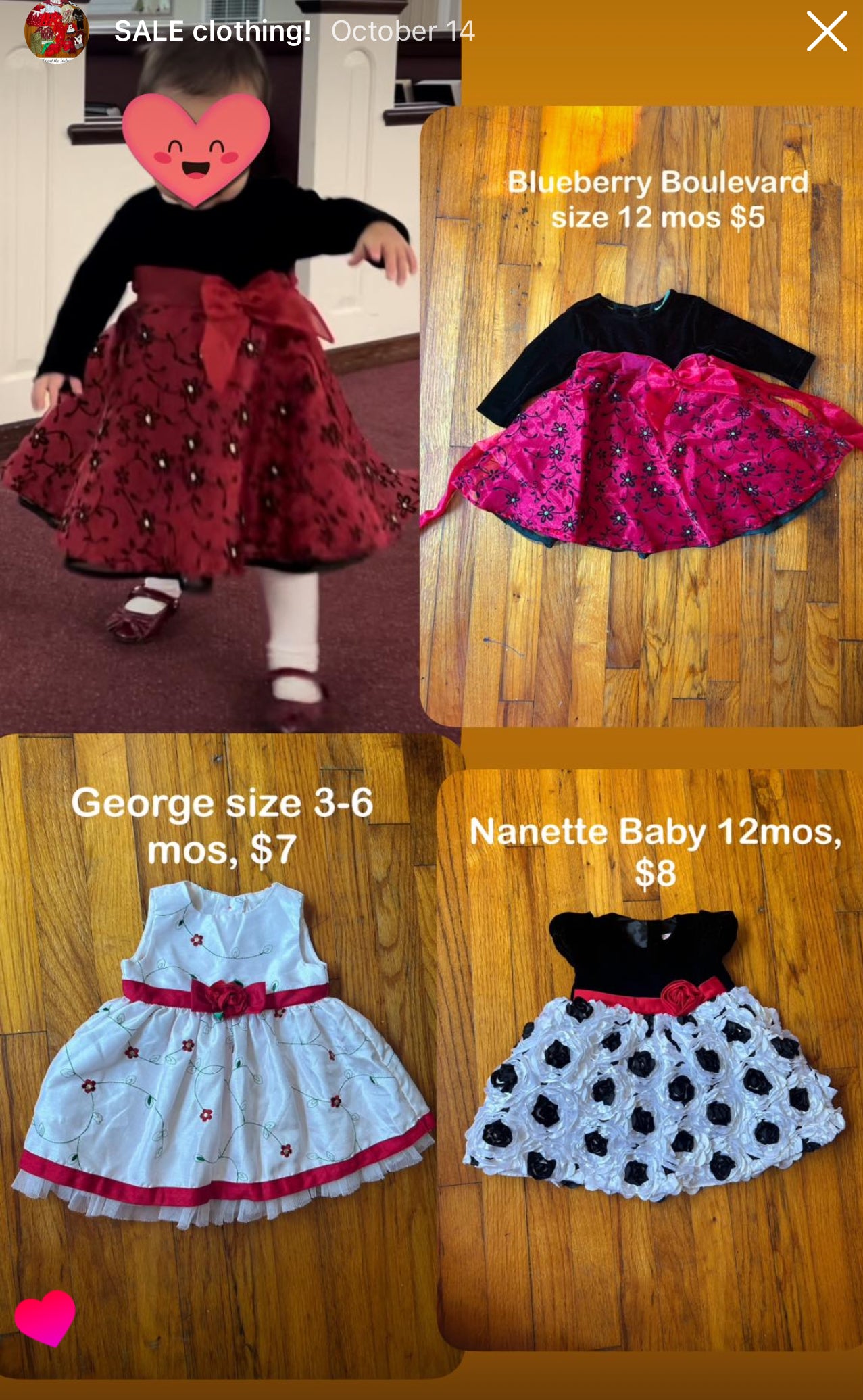 Baby/Toddler Holiday Clothing