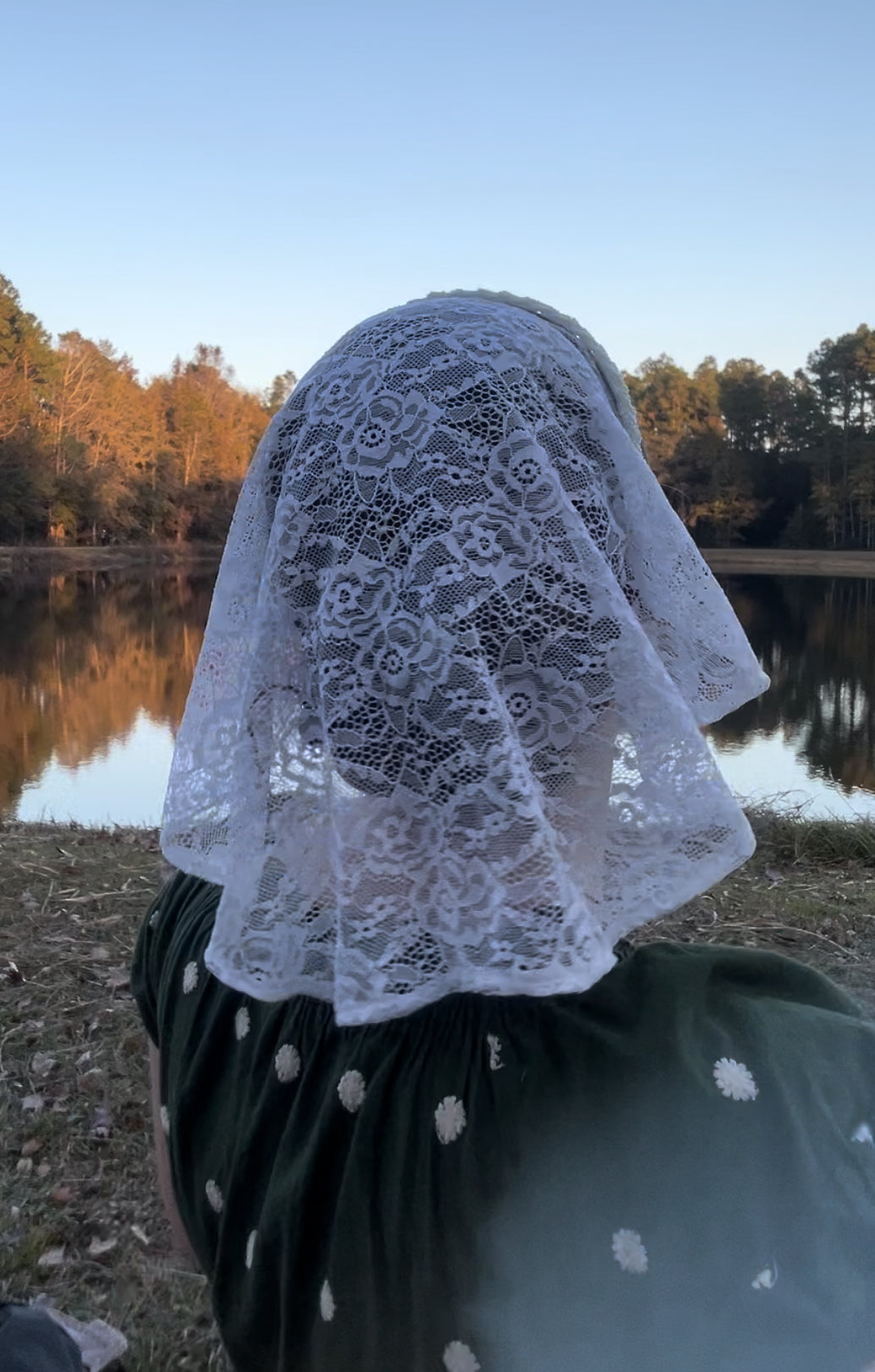 Customizable White Hanging Veil on Jeweled Headband