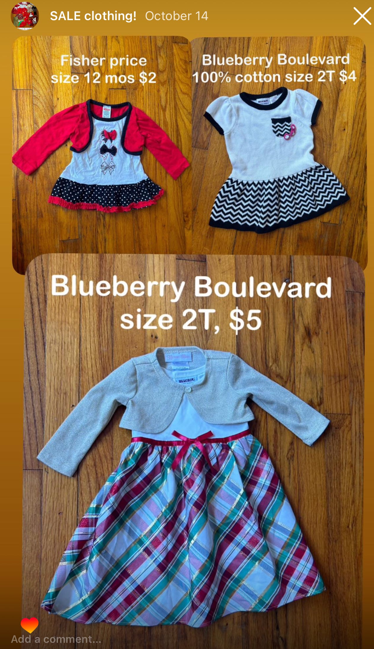 Baby/Toddler Holiday Clothing